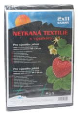 Neotex / Netkani materiali Rosteto - izsekana črna 45g - jagode širine 1,6 x 4,2 m