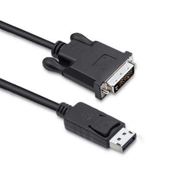 Kabel Qoltec DisplayPort | DVI (24+1) moški 1,8 m
