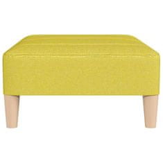 Vidaxl Stolček za noge zelen 78x56x32 cm blago