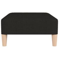 Vidaxl Stolček za noge črn 78x56x32 cm blago