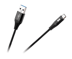 Rebel USB kabel 2.0 M.- tip C. M., črne barve, 1m