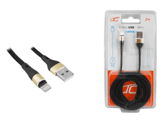 LTC USB kabel za Apple, 480 MBit / s,lightning, 8-pin, 2m, črne barve