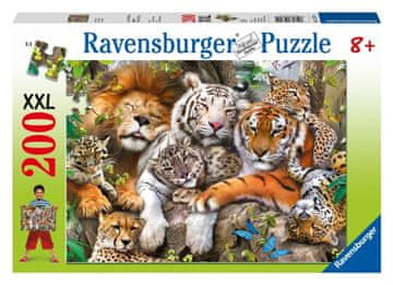 Ravensburger Sestavljanka Mačji dremež XXL 200 kosov