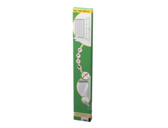 Easy Life Mreža za vrata z letvami črna 28,5x220cm 4 kosi