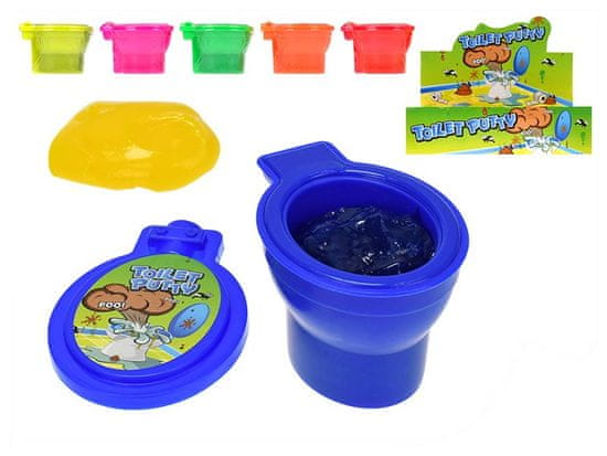 Stranišče 9,5x6,5 cm z neonskim sluzom - mešanica barv