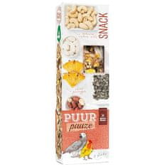 PUUR ustavi ptičjo palico. papiga, ananas + orehi 140 g