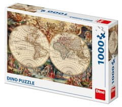 Dino Zgodovinska karta 1000 Puzzle