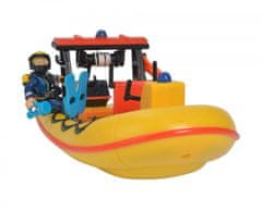 Simba Gasilec Sam Reševalni čoln Neptun 20 cm s figurico