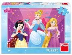 Dino Sestavljanka Disney Pogumne princese 24 kosov 26x18cm