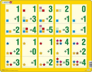 LARSEN Sestavljanka MAXI - Mali dodatek 1-5 /10 kosov