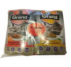 GRAND Kapsule . deluxe cat mas. Mtp.folija 5+1 á100g