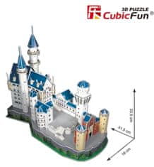 CubicFun 3D sestavljanka National Geographic: Neuschwanstein 121 kosov