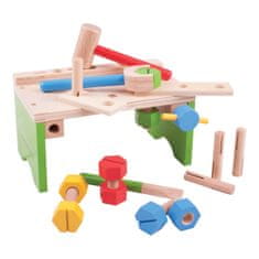 Bigjigs Toys Ponk z orodjem in kladivom