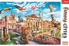 Trefl Puzzle Zabavna mesta - Divji Rim, Zabavna mesta / 1000 kosov