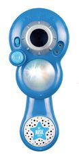 Teddies Mikrofon za karaoke s stojalom modre barve