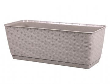 RATOLLA P plastična škatla 60 cm, rjavo-siva