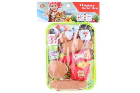 Set živil s hamburgerjem
