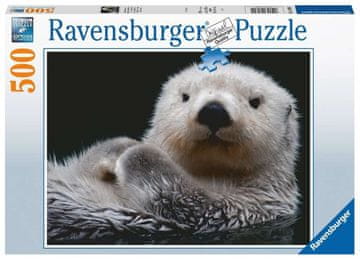 Ravensburger Simpatična mala vidra, sestavljanka 500 kosov