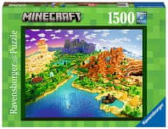 Ravensburger Puzzle Minecraft - World of Minecraft 1500 kosov