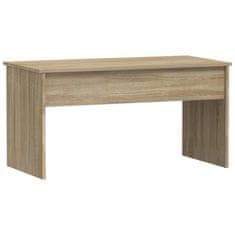 Vidaxl Klubska mizica sonoma hrast 102x50,5x52,5 cm konstruiran les