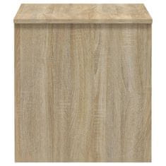 Vidaxl Klubska mizica sonoma hrast 102x50,5x52,5 cm konstruiran les