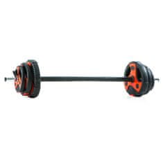 Gymstick Komplet uteži Vinyl - Pump Set 20kg rdeče črn