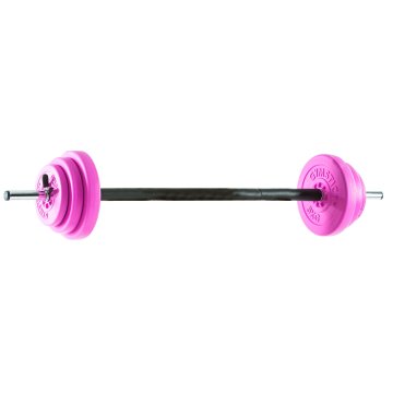 Gymstick Set za dvigovanje uteži, 20kg,roza