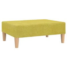 Greatstore Stolček za noge zelen 78x56x32 cm blago