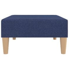 Greatstore Stolček za noge moder 78x56x32 cm blago
