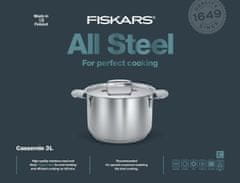 Fiskars Lonec s pokrovom All Steel, 3,0 l