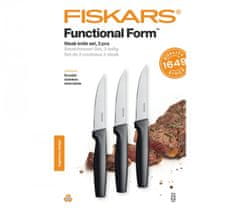 Fiskars Komplet nožev za steake Functiional Form, 3 kosi