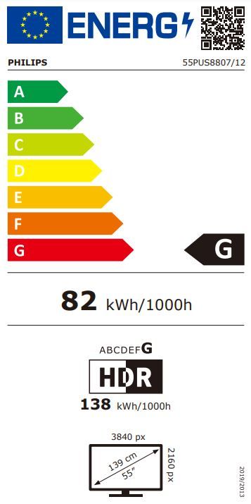 Philips The One 55PUS8807 televizor, 4K UHD, LED, 120 Hz, Ambilight
