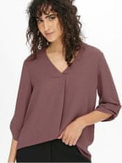 Jacqueline de Yong JDYDIVYA Ohlapna ženska bluza 15226911 Rose Brown (Velikost 42)