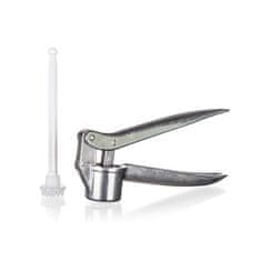 Lodos Stiskalnica za česen 15 cm kovinska s čistilno plastiko