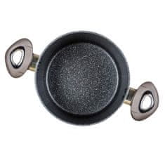 Banquet Komplet posode z neprebojno plastiko METALLIC PLATINUM, 11 kosov