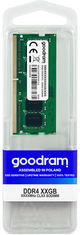 GoodRam RAM disk, DDR4 SODIMM, 8GB, 2133MHz (GR2133S464L15S/8G)