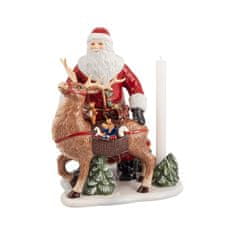 Villeroy & Boch Božični svečnik BOŽIČNE IGRAČE SPOMIN Božiček z jelenčki