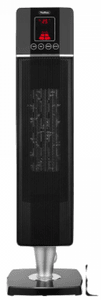 Premium oscilacijski keramični PTC grelec, 2000 W, črn (2514041)