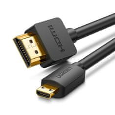 Ugreen Micro HDMI - HDMI UGREEN 4K 3D 2m kabel (črn)