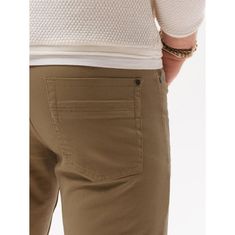 OMBRE Moške hlače KELSEY beige MDN22013 L