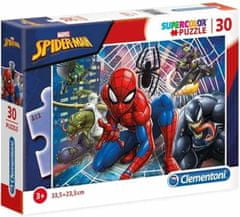 Clementoni Puzzle Supercolor Spider-man / 30 kosov