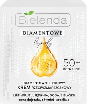 shumee Bielenda Diamond Lipids 50+ dnevna in nočna krema proti gubam z diamantnimi lipidi 50 ml
