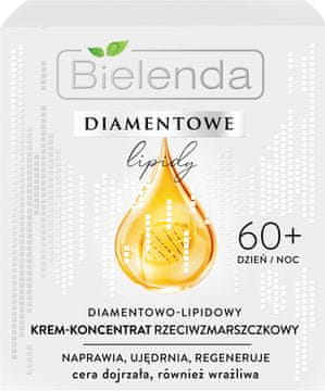 shumee Bielenda Diamond Lipids 60+ diamantna lipidna krema - koncentrat proti gubam za dan in noč 50 ml