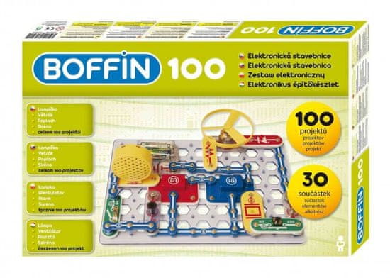 Boffin 100 elektronski gradbeni set 100 projektov na baterije