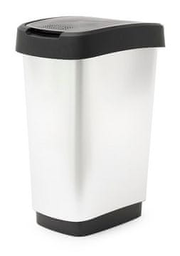 eoshop TWIST KOVINSKI koš za smeti 25L