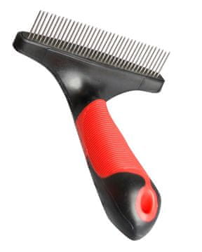 Karlie Grabljice z vrtljivimi zobmi rdeče/črne barve velikosti 2,5 mm M KAR