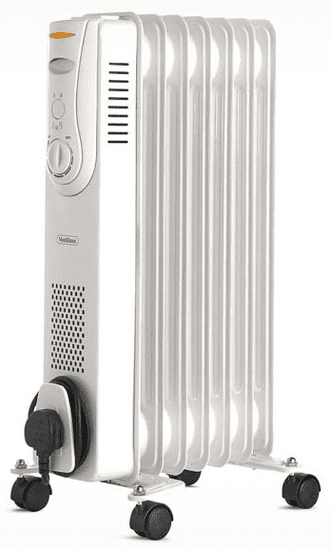 VonHaus oljni radiator, 7 reber, 1500 W, bel (2514046) | mimovrste=)