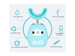 Alum online Otroška vibrirajoča električna zobna ščetka - modra