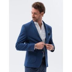 OMBRE Moška elegantna jakna JADEN modra MDN4342 M