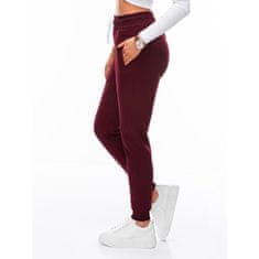 Edoti KELCEY ženske športne hlače temno rdeče barve MDN23701 L